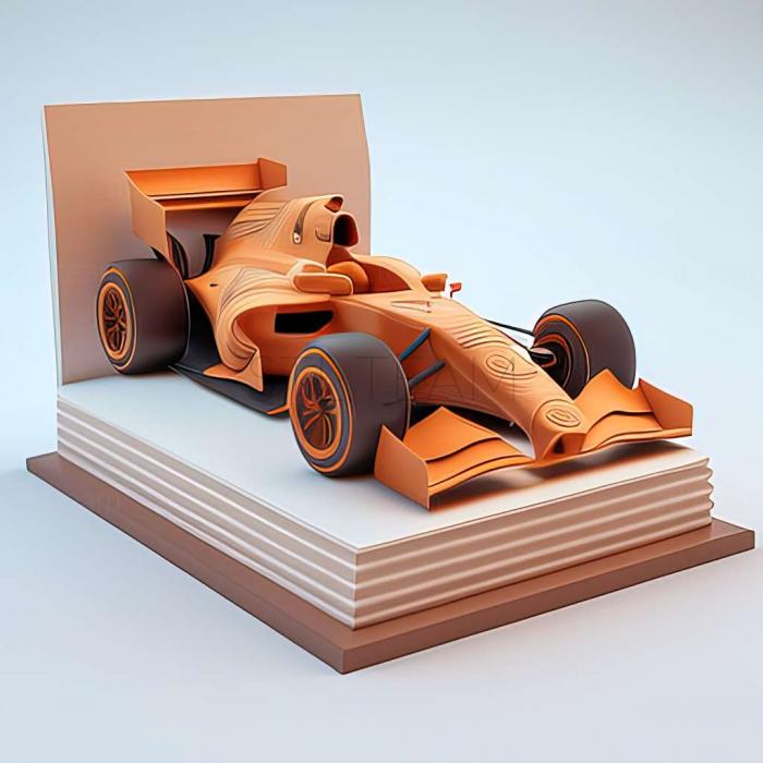 3D model F1 Race Stars game (STL)